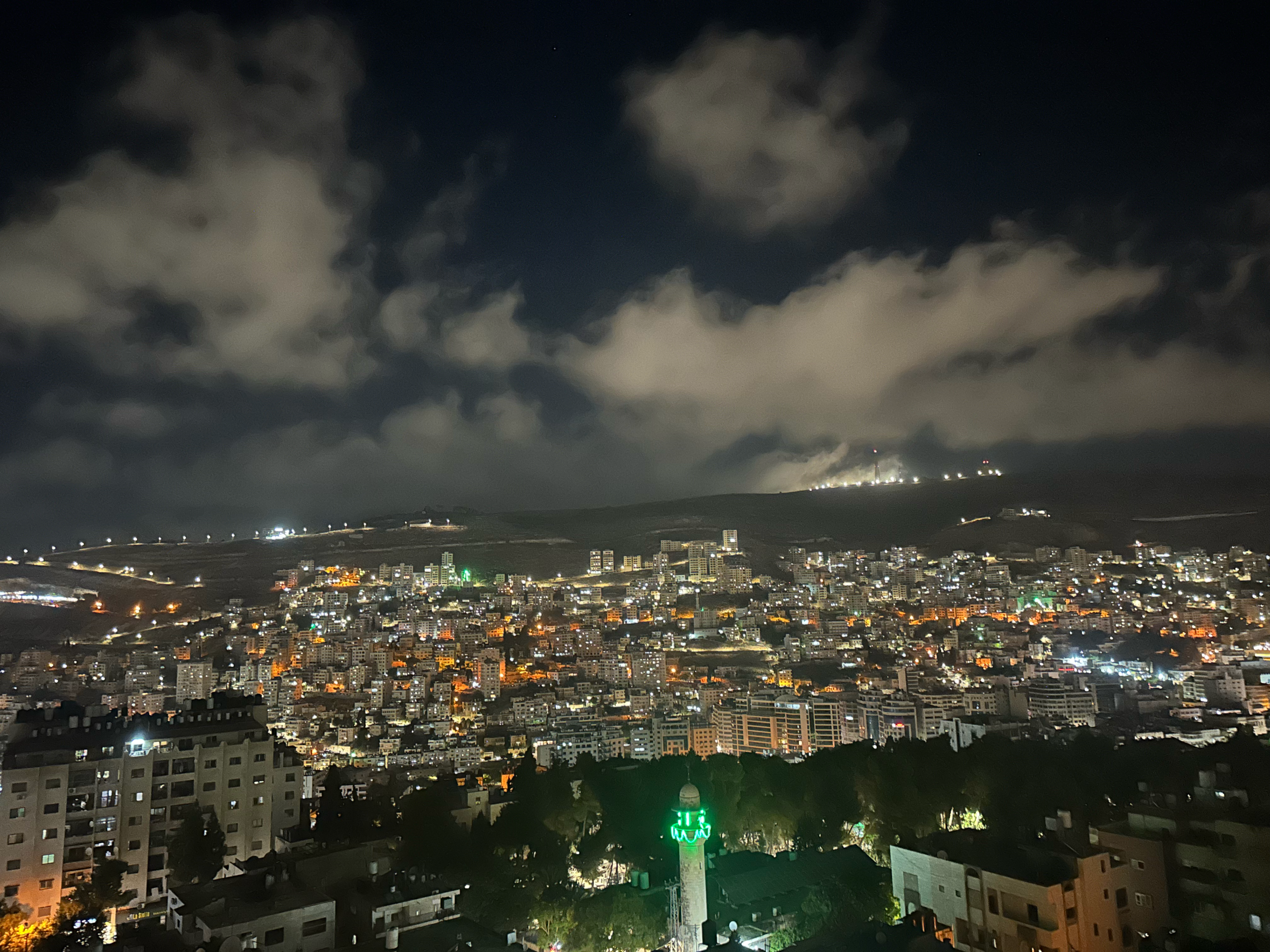 منظر عام لمدينة نابلس